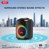 XO F48 Διπλό Ηχείο Speaker 8" RGB 40W (με τηλεχειριστήριο)